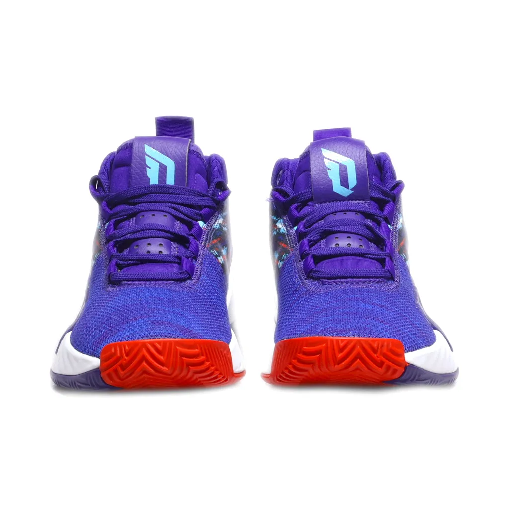 Adidas Dame 5 Collegiate Sport Shoes Fabric Purple Colour For Men