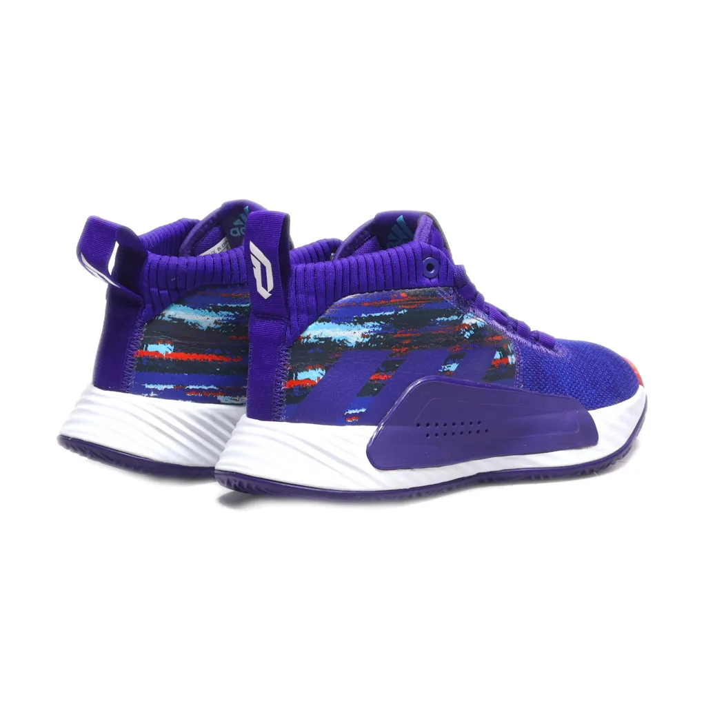 Adidas Dame 5 Collegiate Sport Shoes Fabric Purple Colour For Men