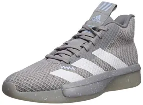 adidas Men's Pro Next 2019 Basketball Shoe, Light Onix/White/Glow Blue, 10.5 M US