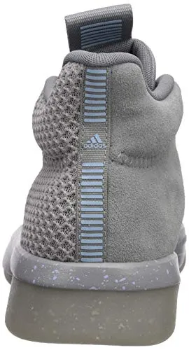 adidas Men's Pro Next 2019 Basketball Shoe, Light Onix/White/Glow Blue, 10.5 M US