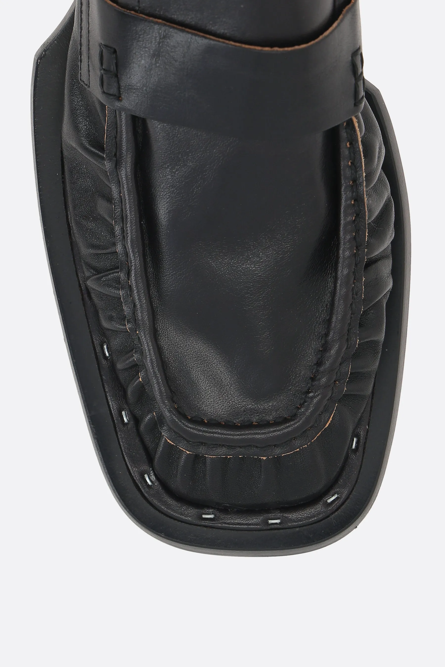 Airi smooth leather loafers