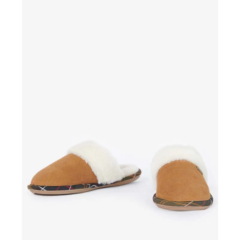 Barbour Ellery Ladies Slippers - Camel