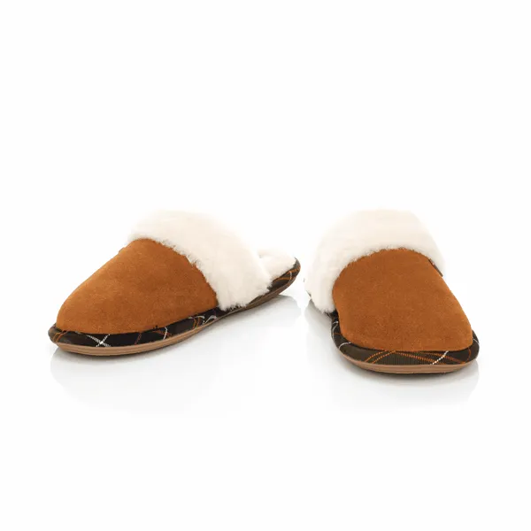 Barbour Ellery Ladies Slippers - Camel