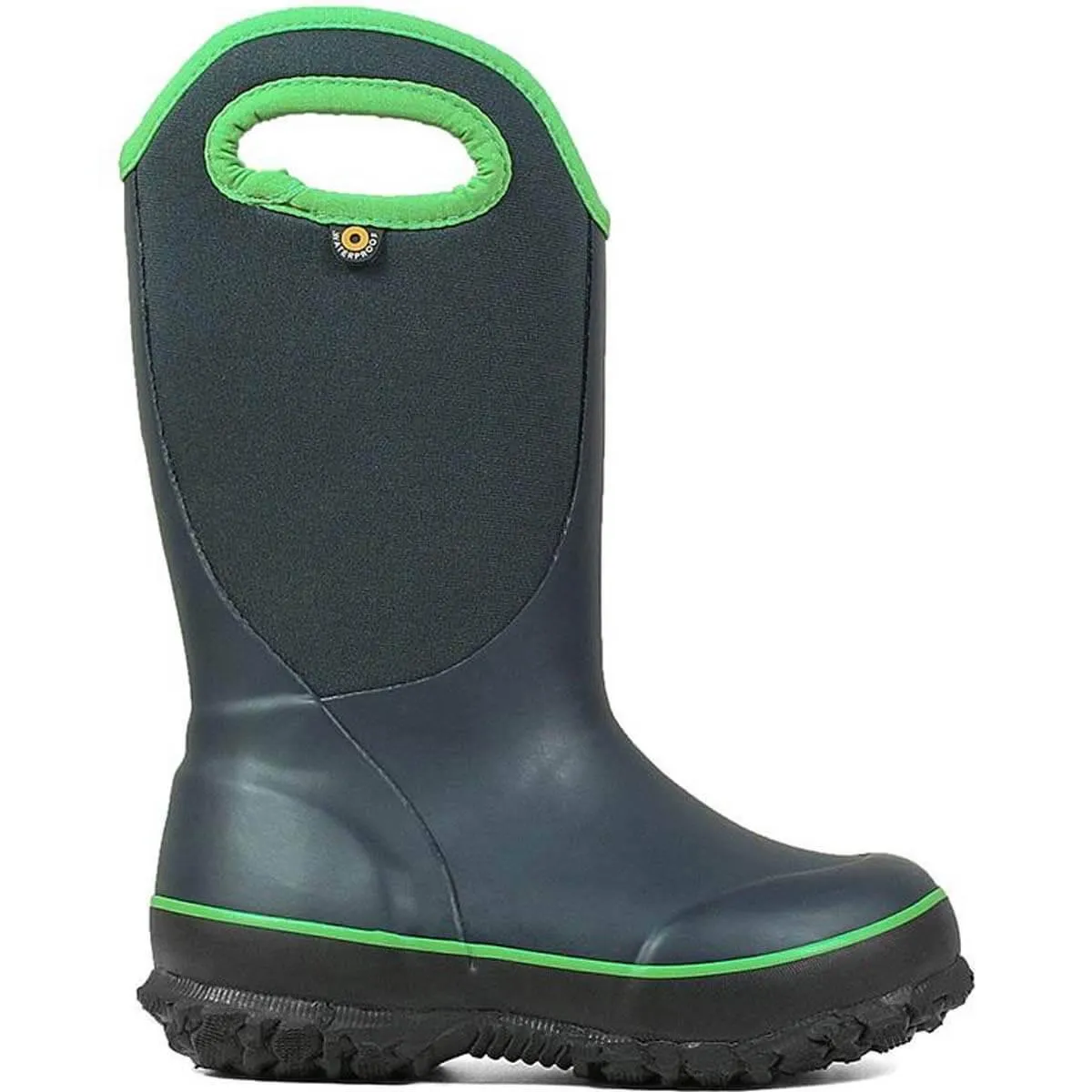 Bogs Kids' Insulated Rain Boots - Slushie Solid, Navy Multi | 72292-492