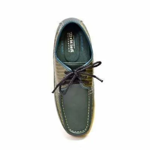 British Walkers Crown Men's Green Premium Leather