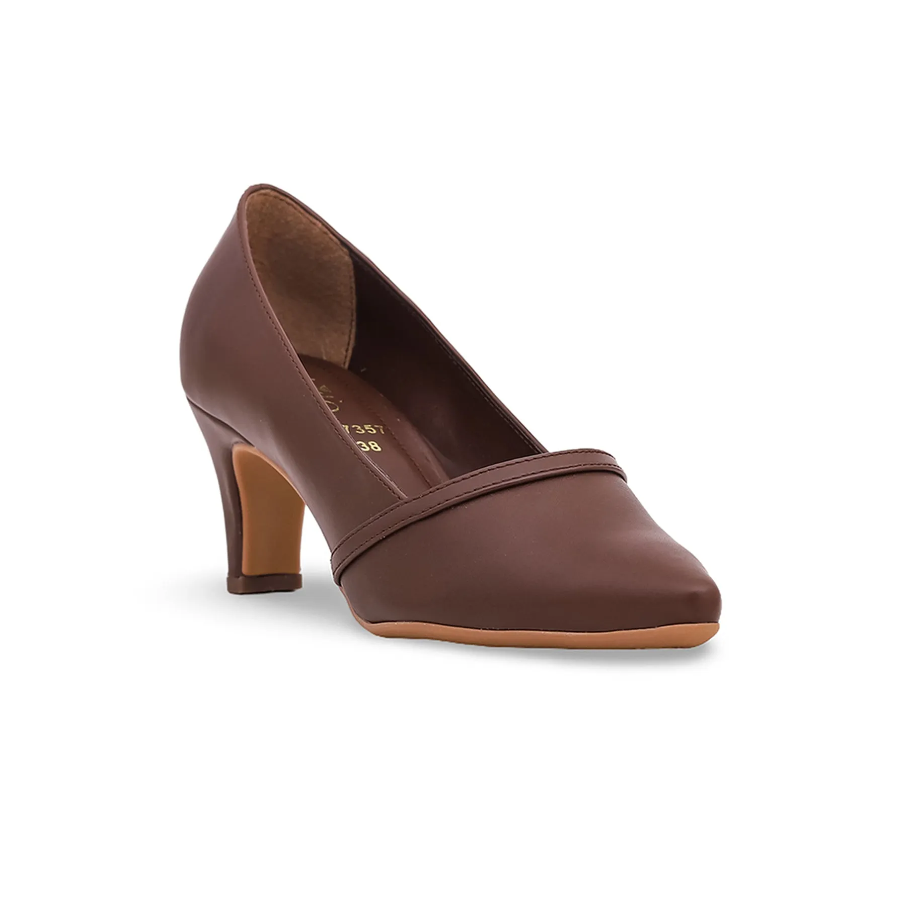 Brown Court Shoes WN7357