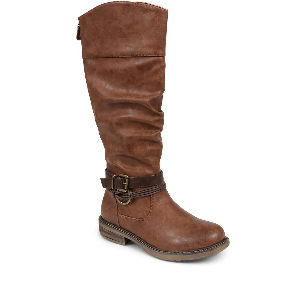 Buckle Detail Smart Boots - WBINS38070 / 324 380