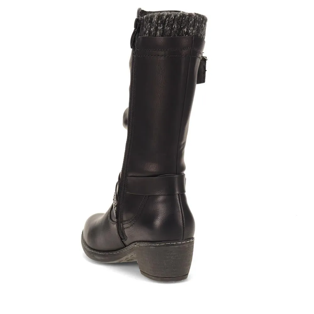 Buckle-Detailed Slouch Long Boots - WOIL40021 / 326 323