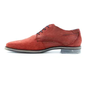 Bugatti Formal Lace Ups Leather Red Colour For Men