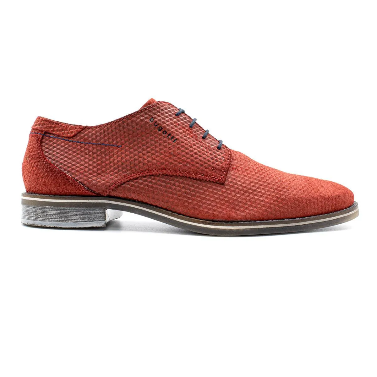 Bugatti Formal Lace Ups Leather Red Colour For Men