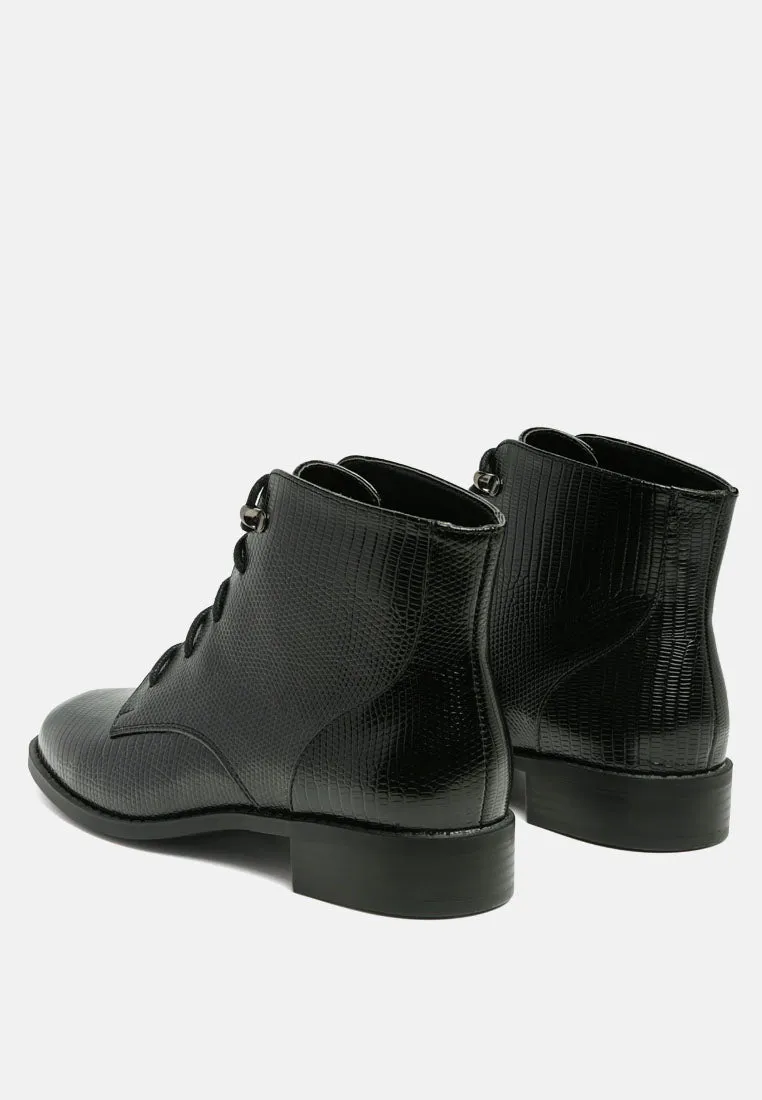 Bumble Textured Ankle Boots