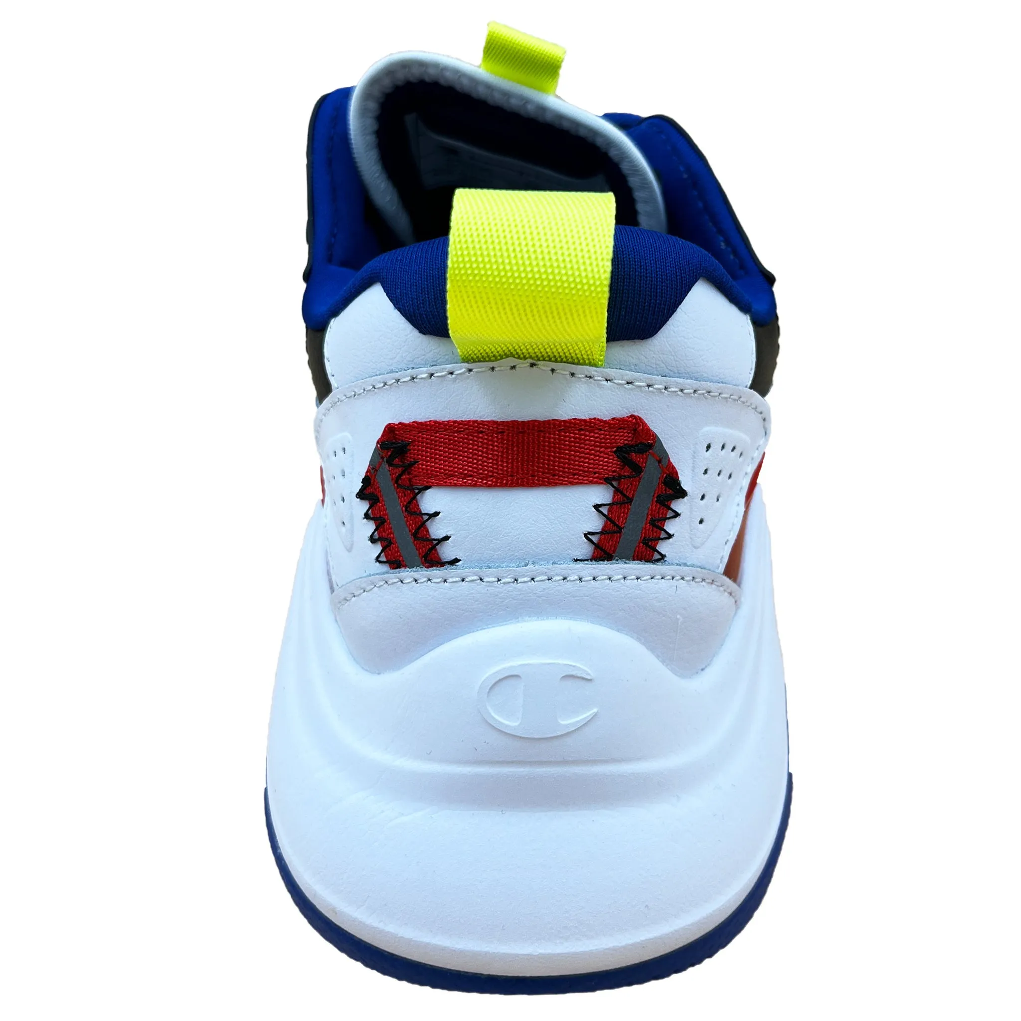 Champion Men's White/Multi Hyper C Flood Shoes CP101684M