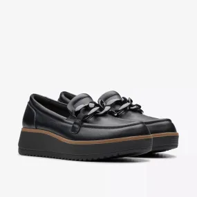 Clarks Zylah May Blk Pat 80108