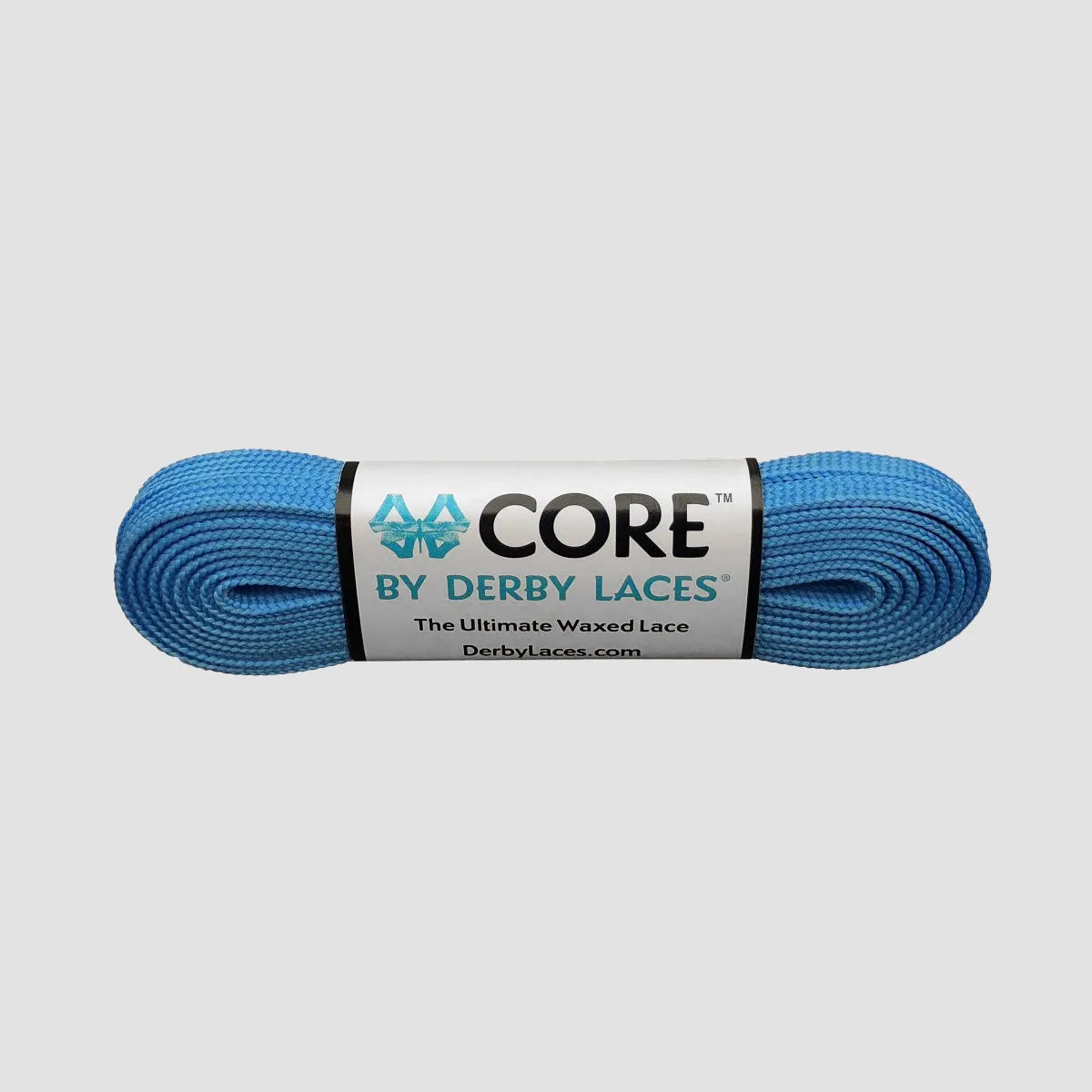 Derby Laces CORE 6mm 114cm Shoelaces Pool Blue