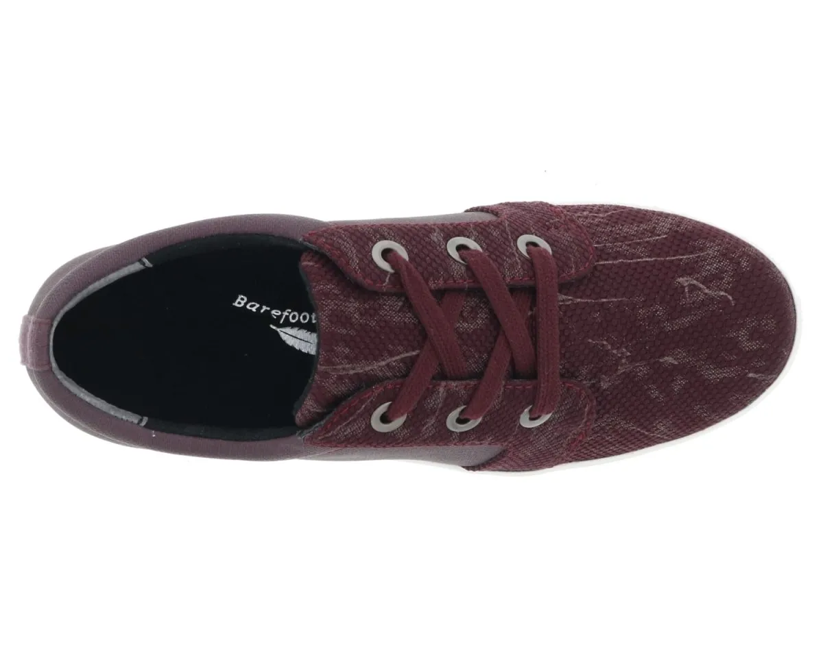 Drew Ruby Women's Orthotics Lace Up Sneakers 19172-51 In Burgundy Combo