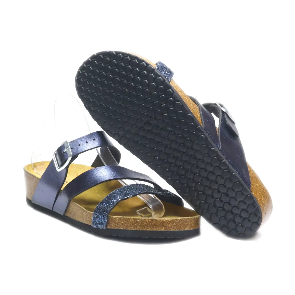 Esprit Flat Sandals Fabric Black Colour For Women