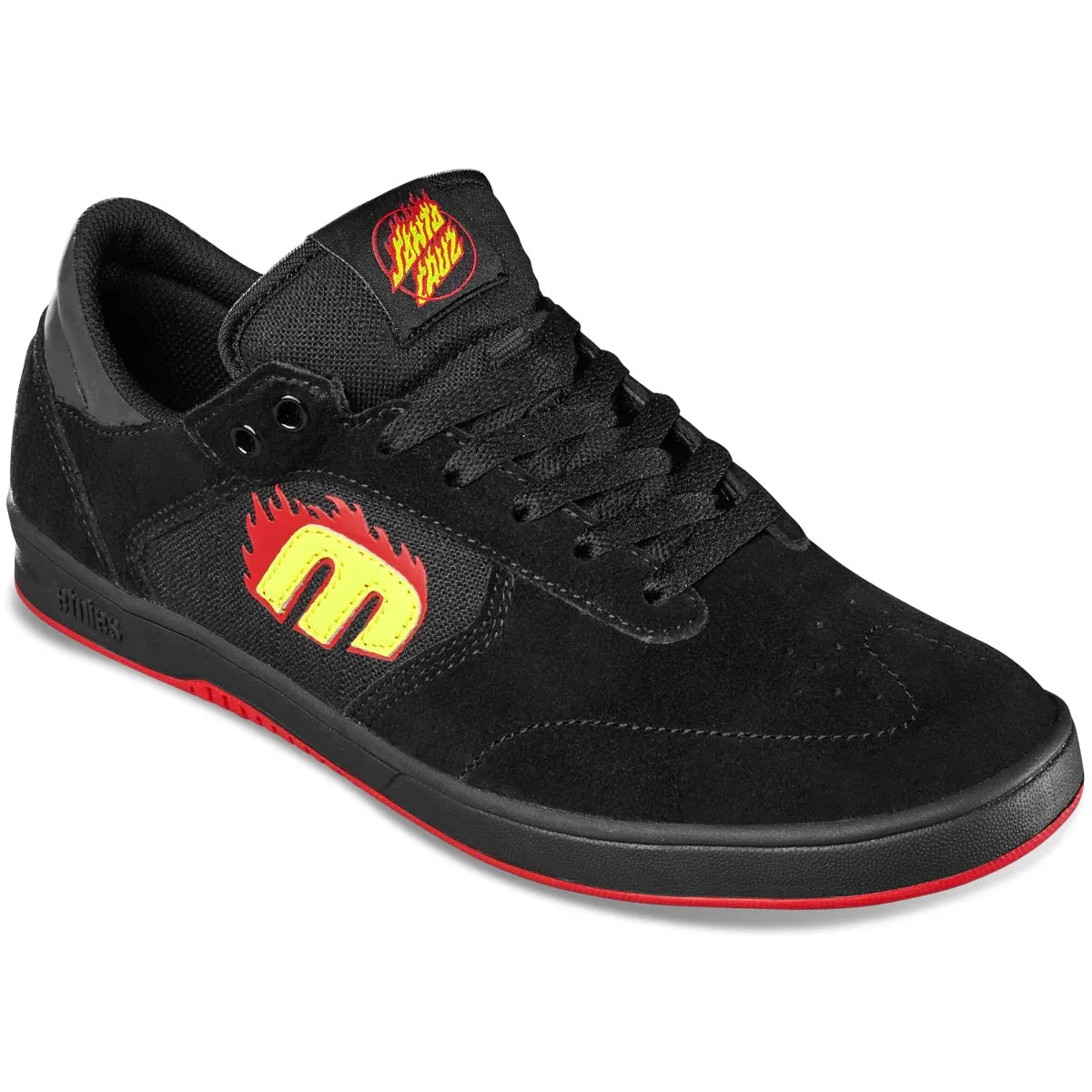 Etnies Shoes Windrow x Santa Cruz - Black/Red/Black