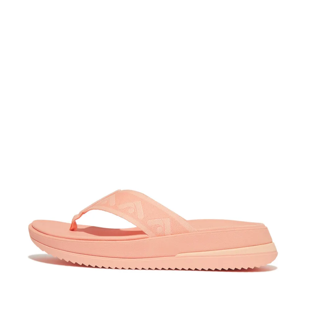 Fitflop Surff Webbing Toe Post Sandals Blushy