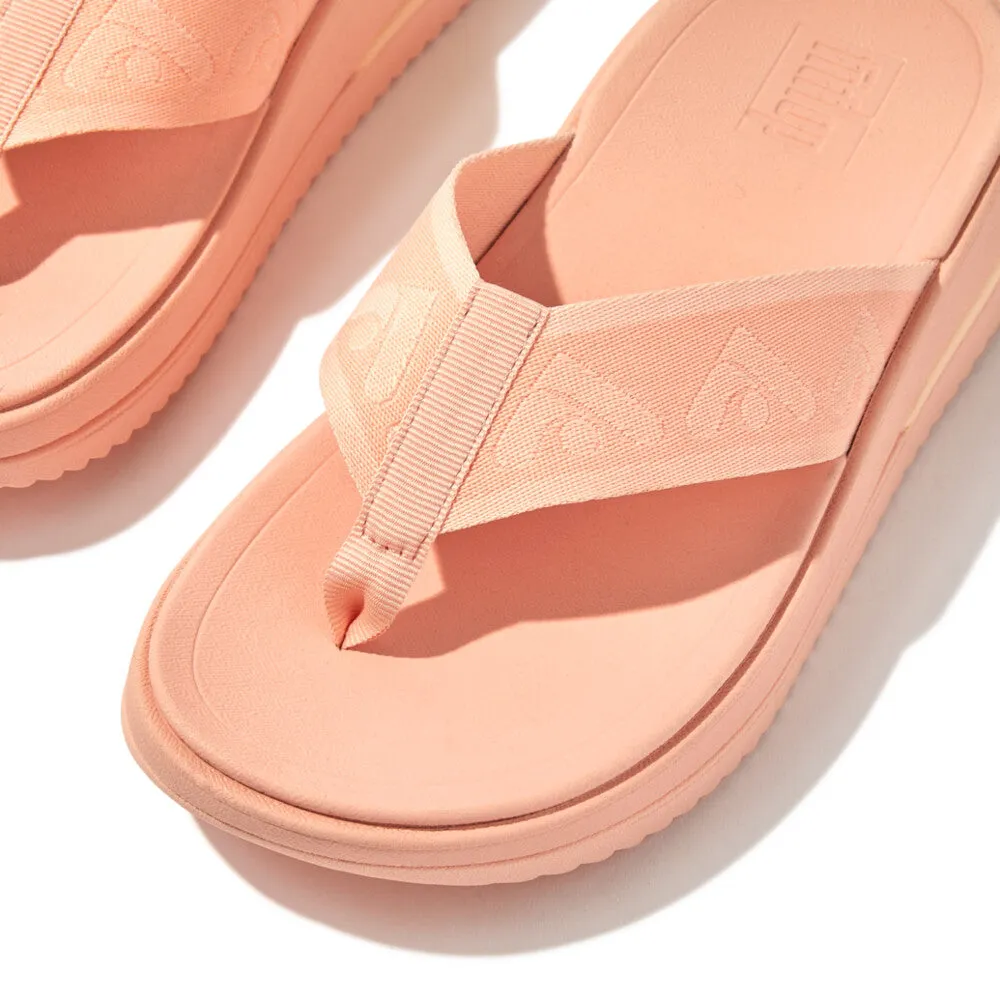 Fitflop Surff Webbing Toe Post Sandals Blushy