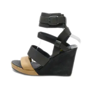 G-Star Raw Wedge Sandals Suede Grey Colour For Women