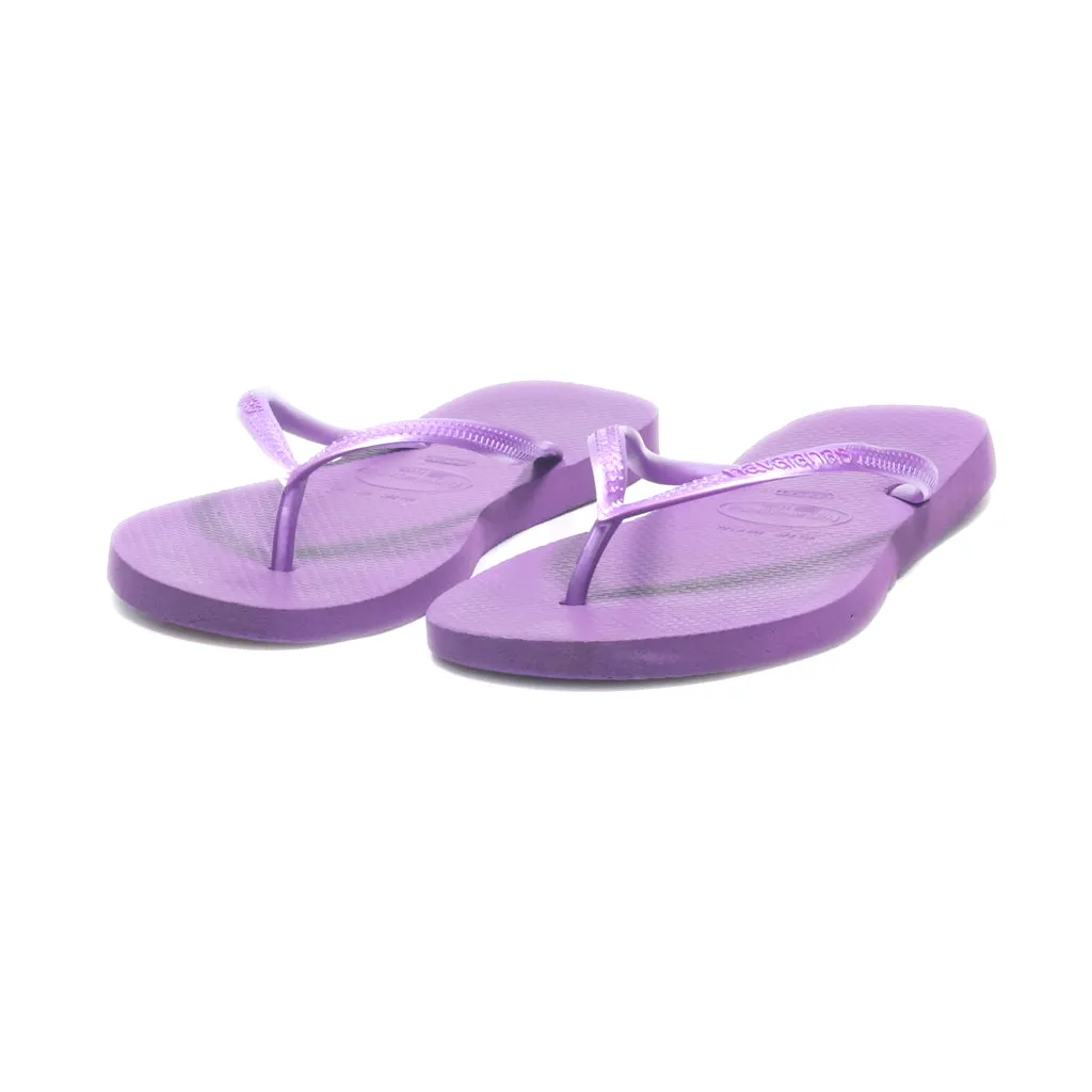 Havaianas Slippers Eva Purple Colour For Women