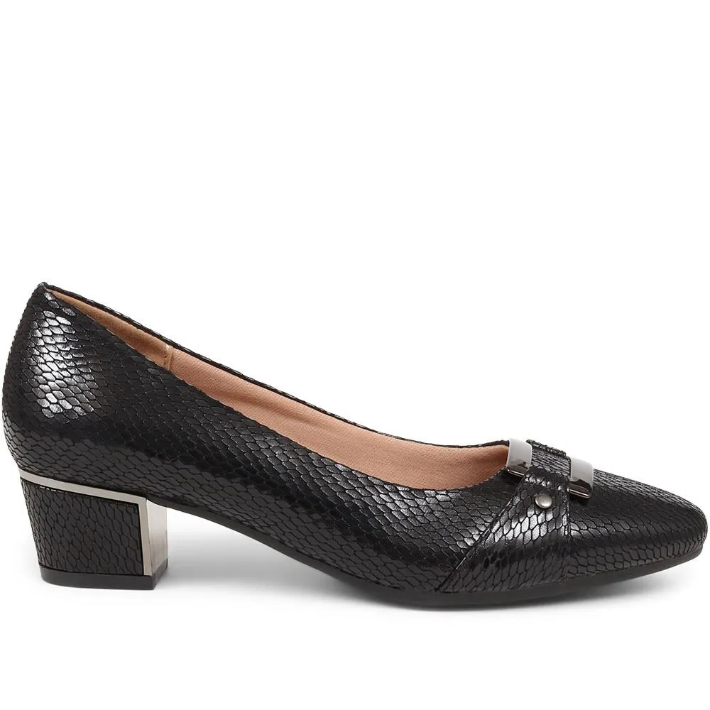 Heeled Court Shoe - WK38019 / 324 234