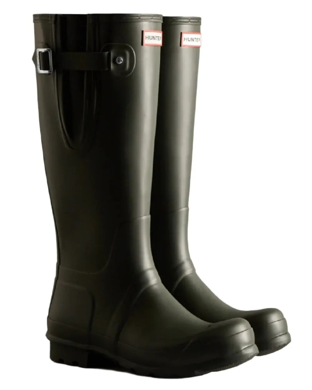 Hunter Mens Tall Side Adjustable Wellington Boots