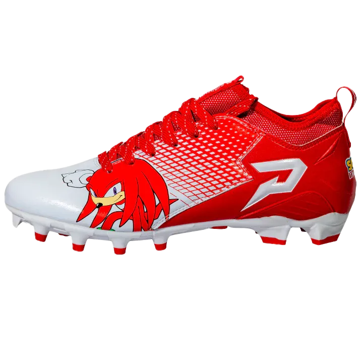 Knuckles the Echidna Football Cleats - Quantum Speed by Phenom Elite