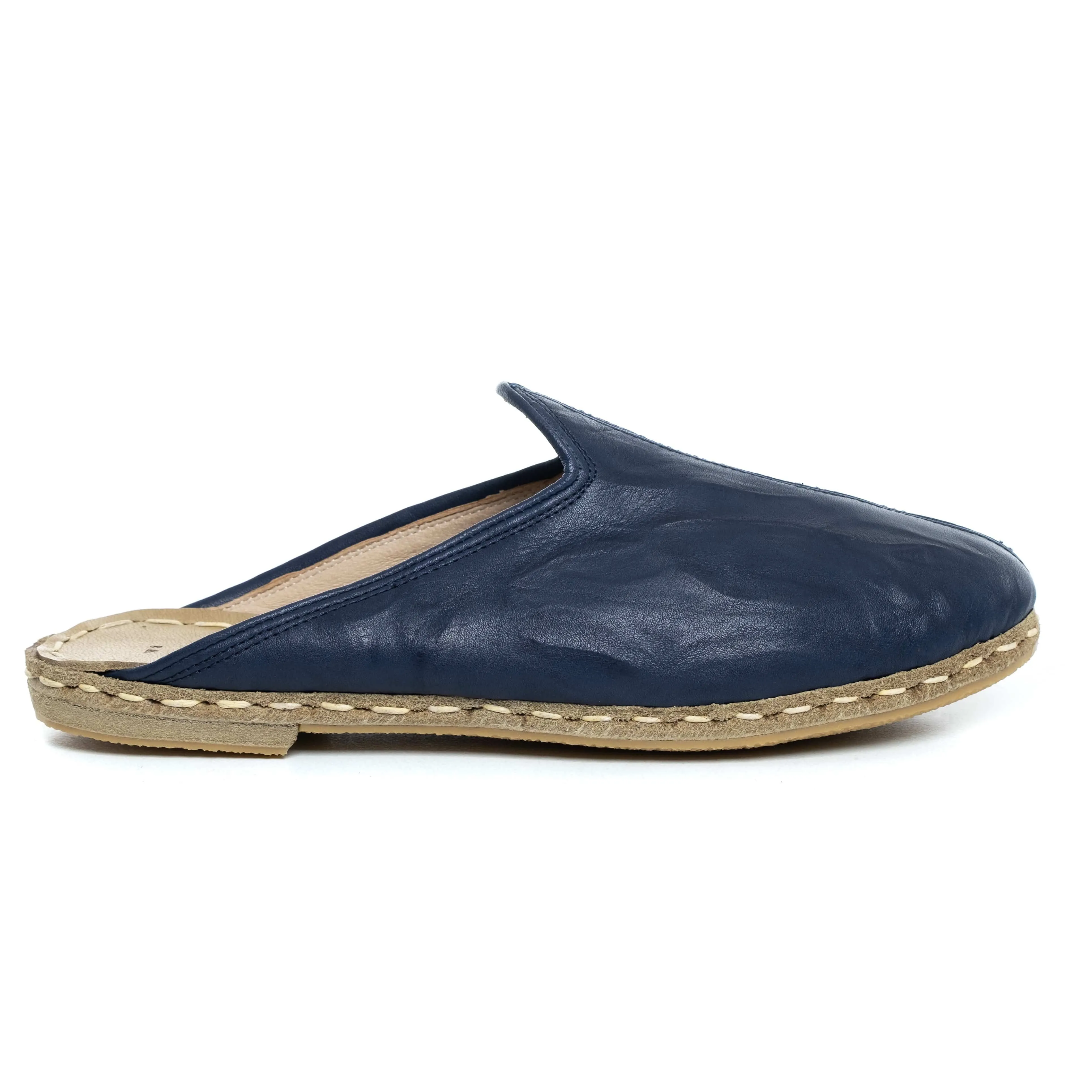 Men's Navy Slippers