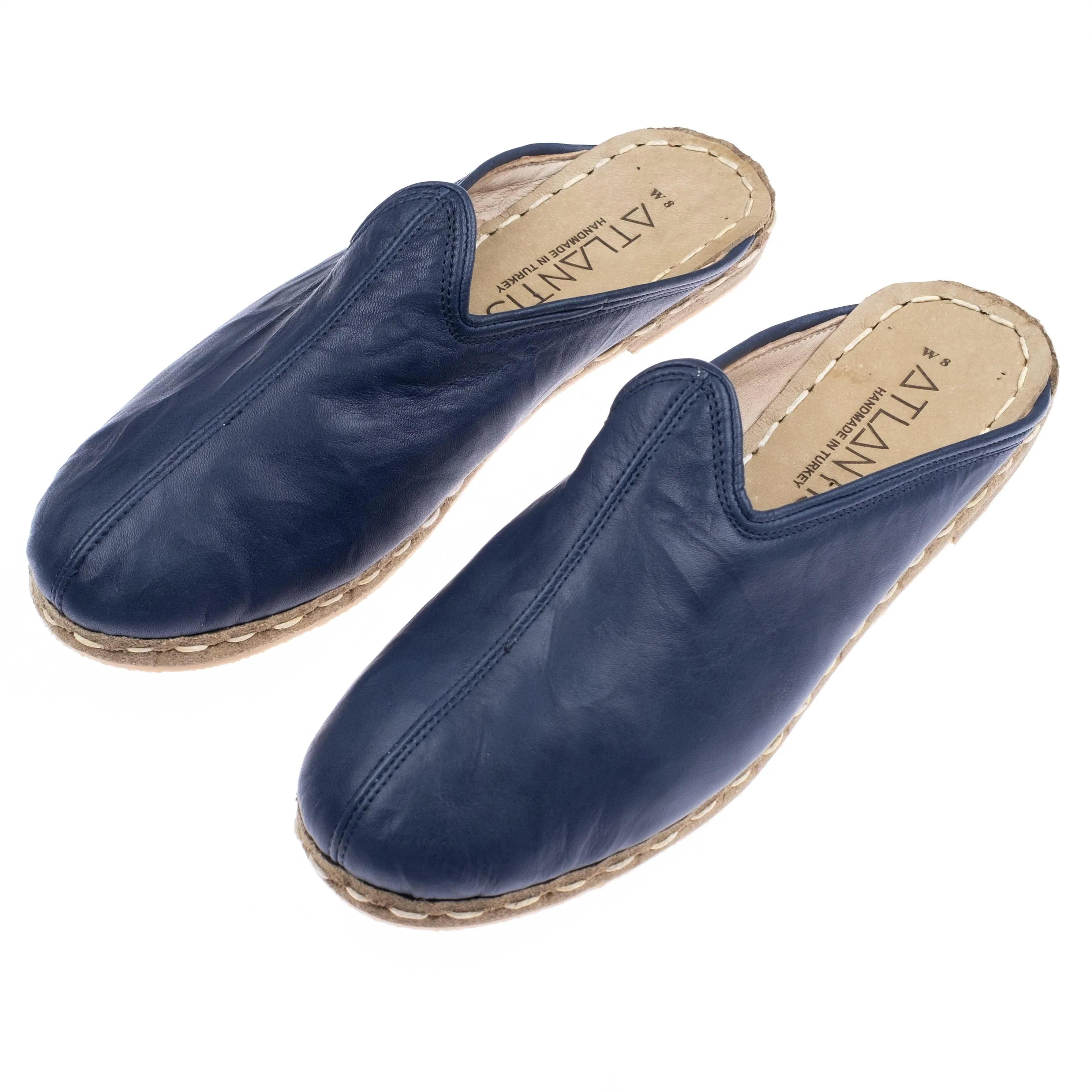 Men's Navy Slippers