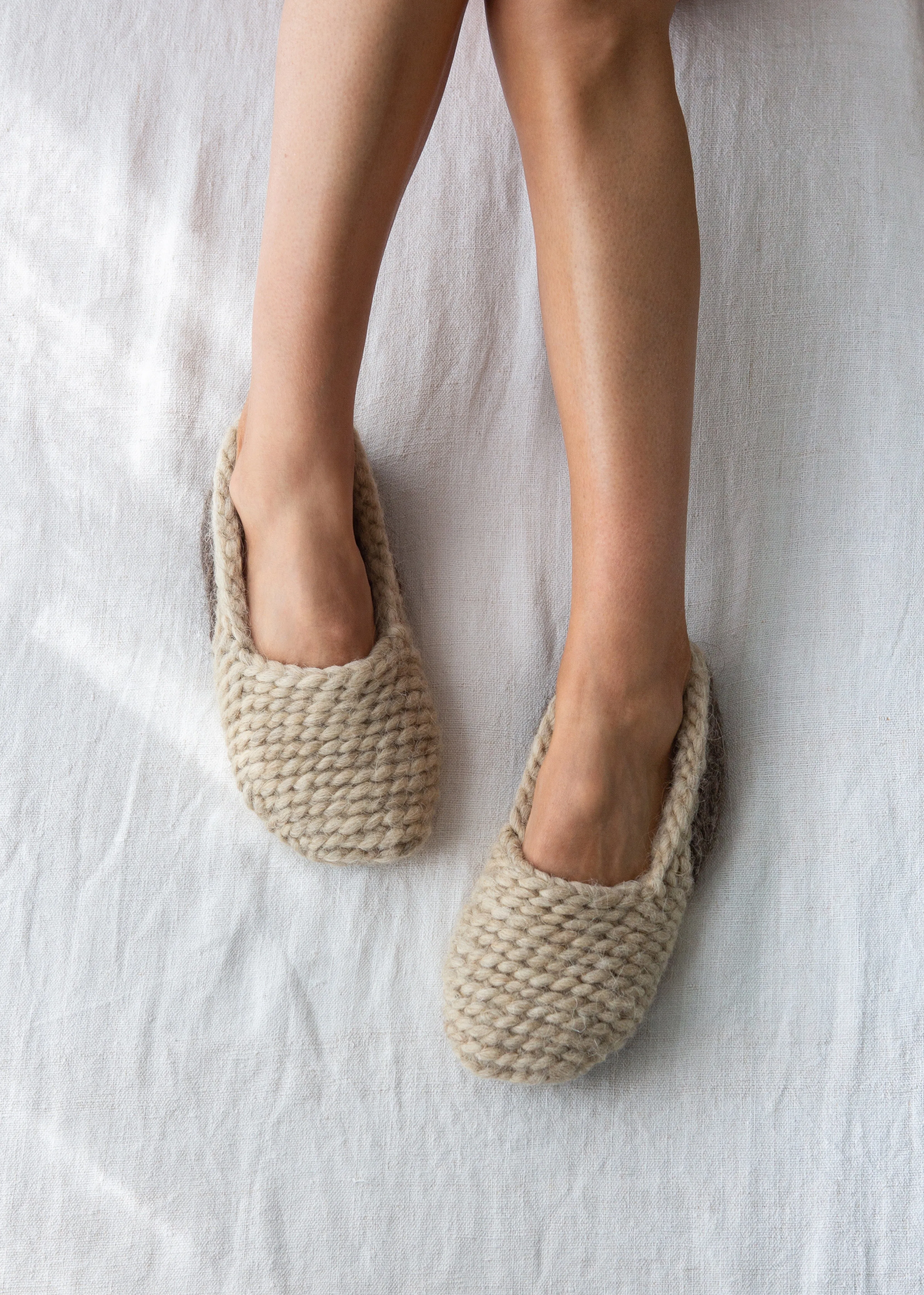 NEW - Knitted Ballet Slippers