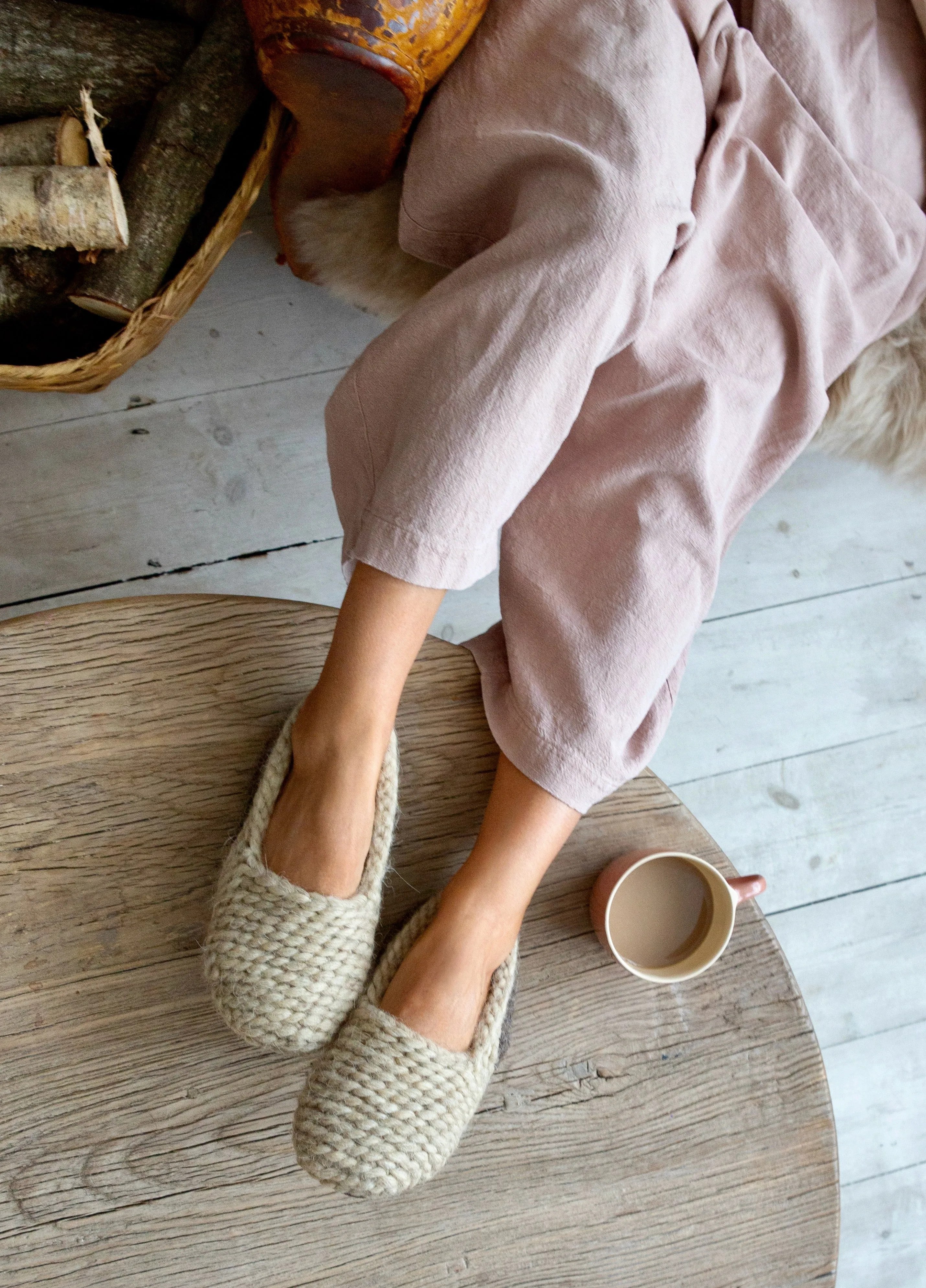 NEW - Knitted Ballet Slippers