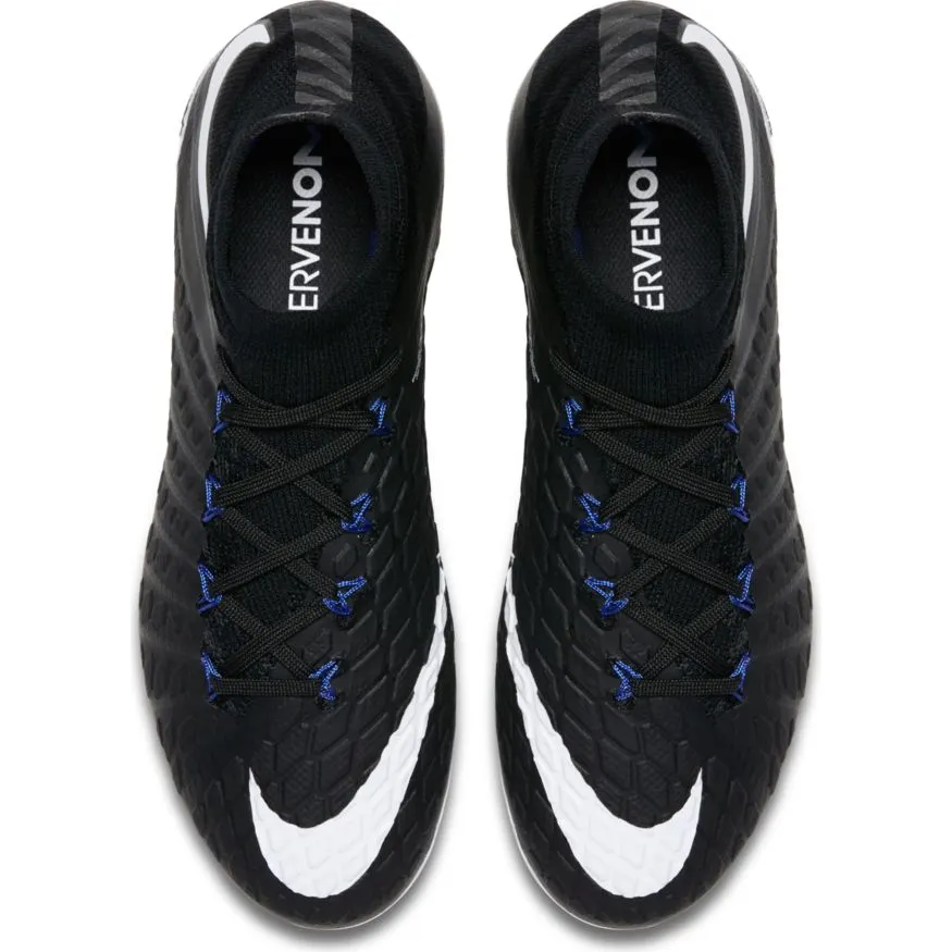 Nike Youth Hypervenom Phantom III Dynamic Fit FG - Black/White