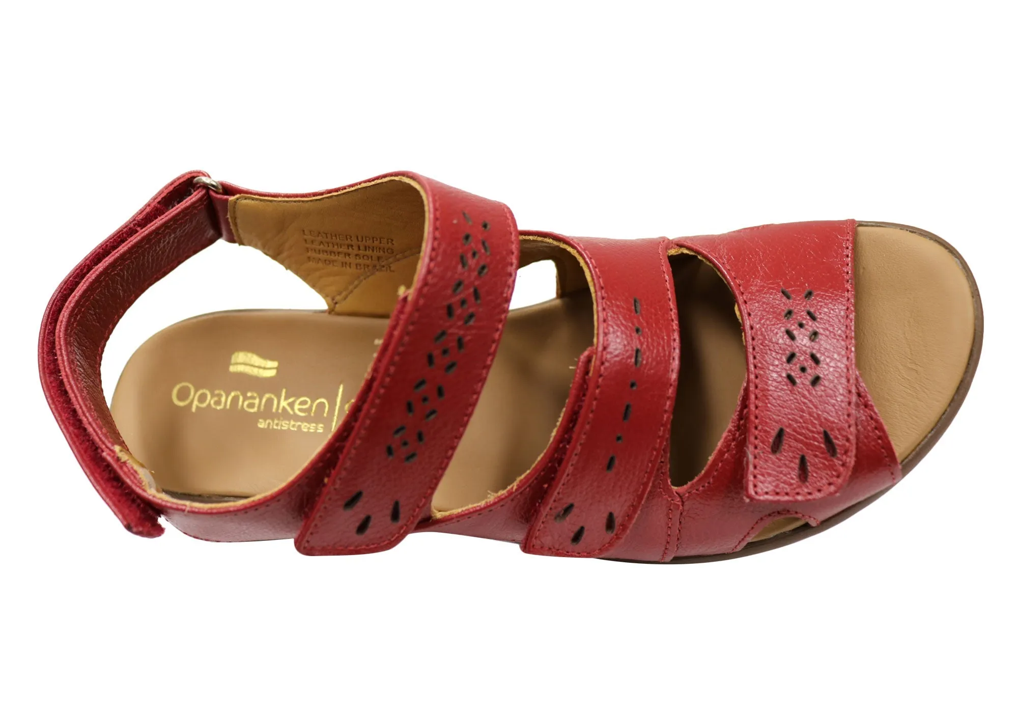 Opananken Katrina Womens Comfortable Brazilian Leather Sandals