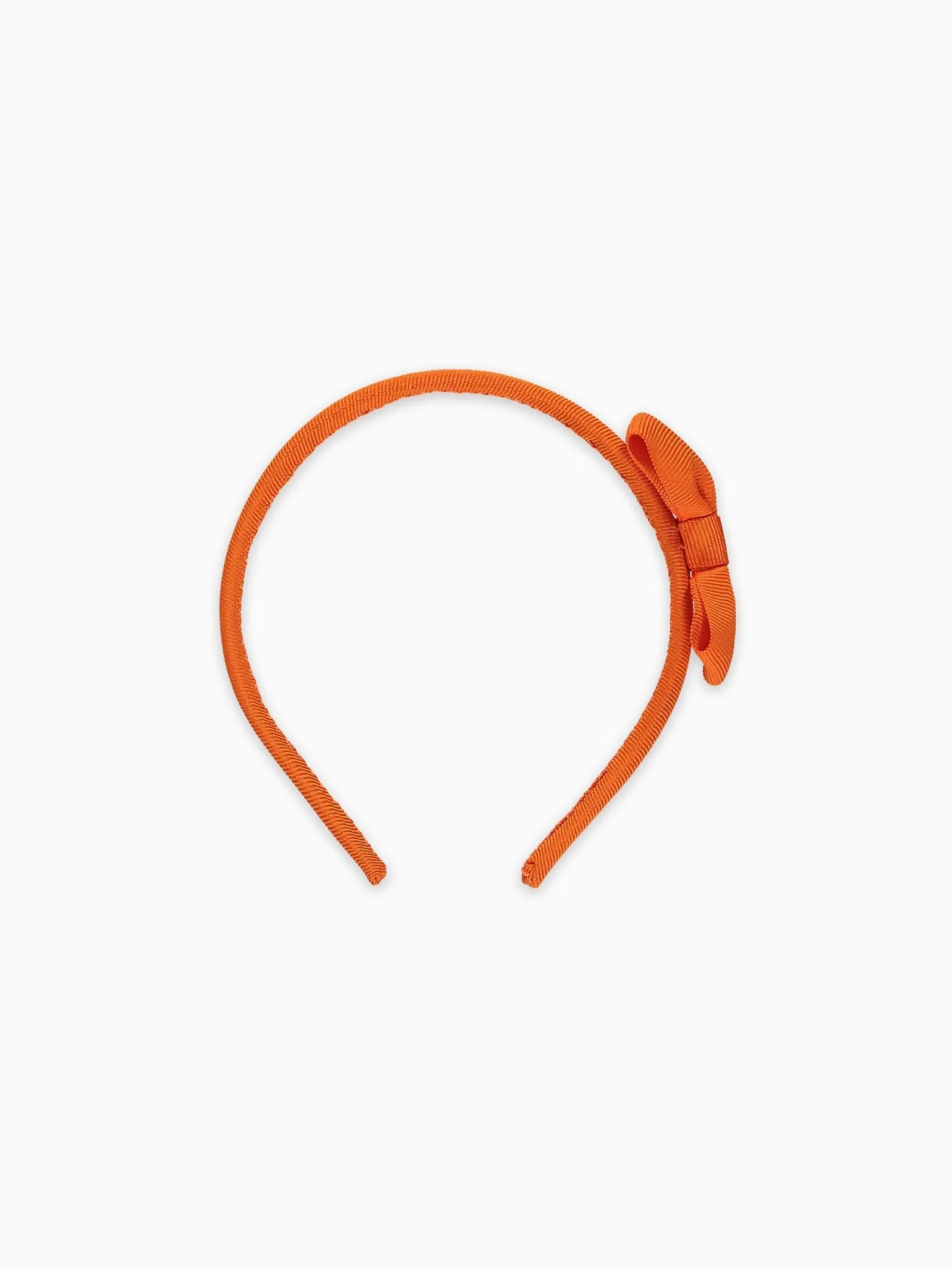 Orange Small Bow Girl Headband