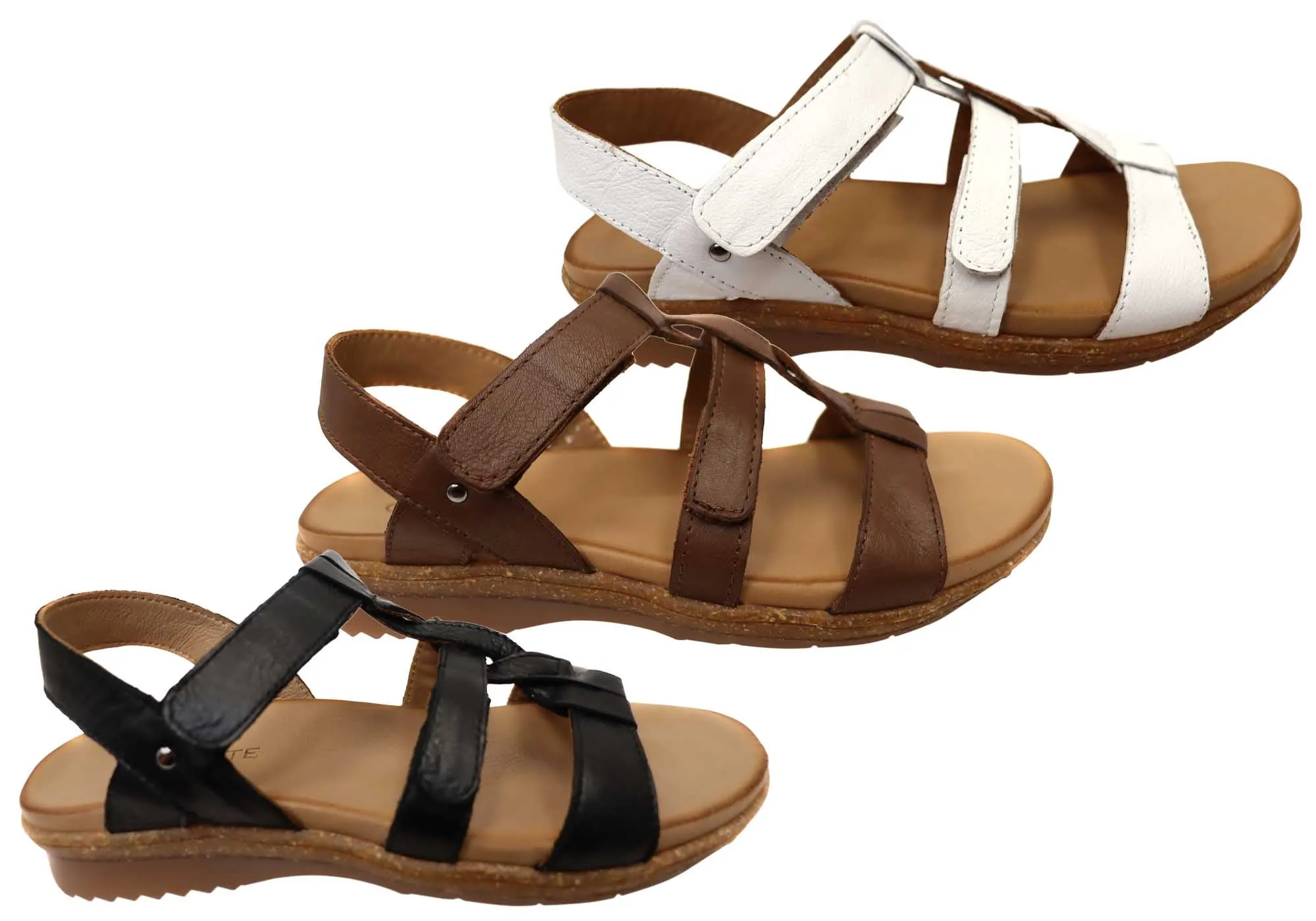 Orizonte Mosman Womens Comfortable European Leather Sandals