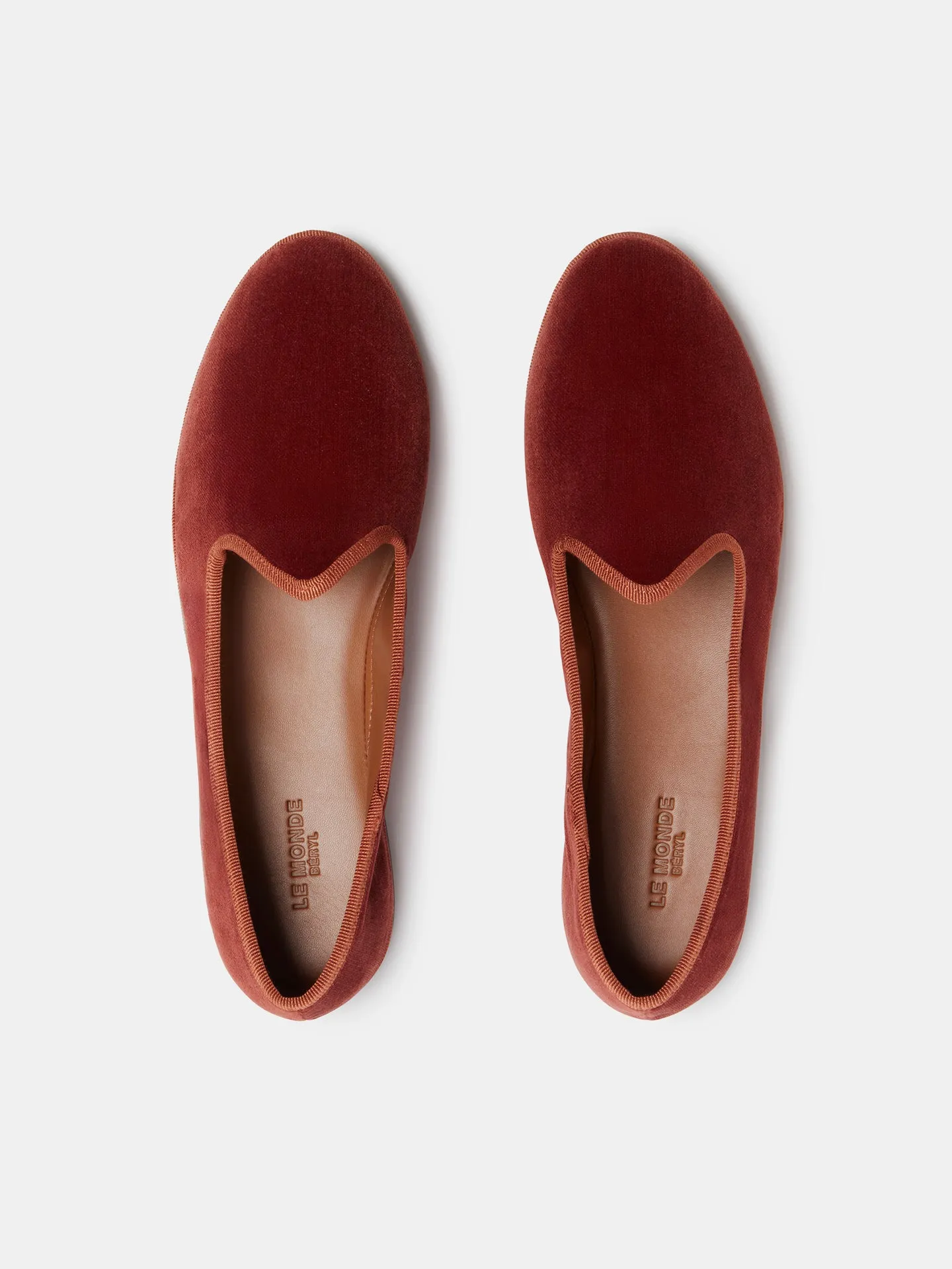 Soft Venetian Slipper / Brick Velvet