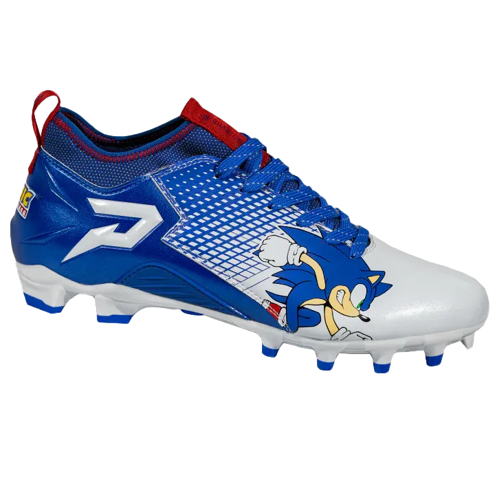 Sonic the Hedgehog Football Cleats - Quantum Speed by Phenom Elite