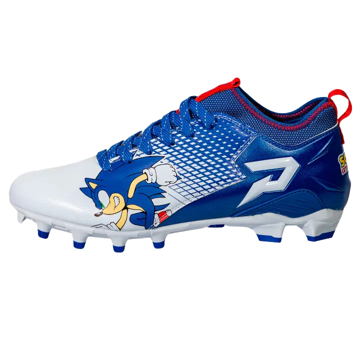 Sonic the Hedgehog Football Cleats - Quantum Speed by Phenom Elite