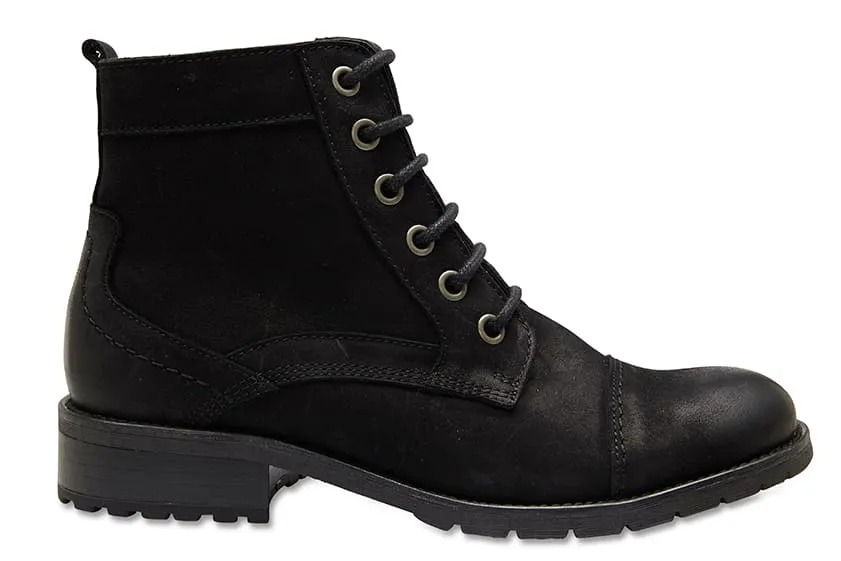 Windsor Boot in Black Nubuck