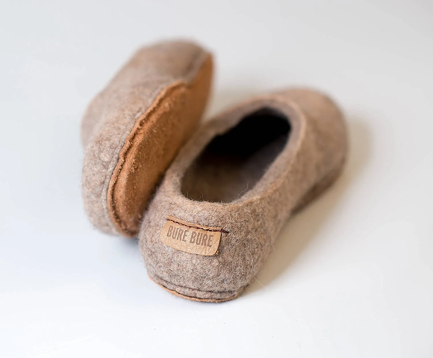 Women's Sheep & Alpaca Wool Slippers - Beige